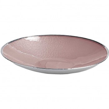 Glass centerpiece SINFONIA 30cm PALE PINK