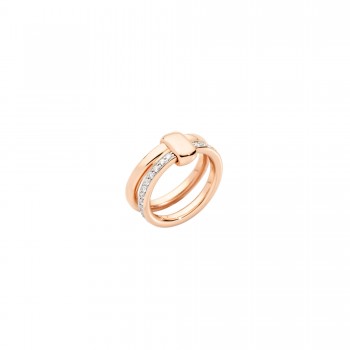Δαχτυλίδι Pomellato Together με Diamonds, ροζ χρυσό Κ18 Δαχτυλίδι Pomellato Together με Diamonds, ροζ χρυσό Κ18