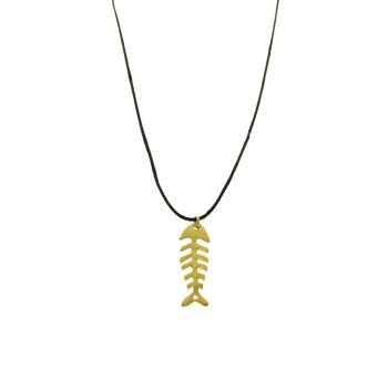 ΚΟΛΙΕ 925 ΕΠΙΧΡΥΣΟ ΨΑΡΟΚΟΚΑΛΟ ΜΕ ΚΟΡΔΟΝΙ MΠΛΕ