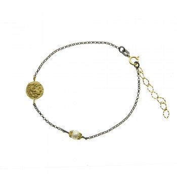 ΒΡΑΧΙΟΛΙ 925 ΜΑΡΓΑΡΙΤΑΡΙ ΜΕ Μ.ΑΛΕΞΑΝΔΡΟ