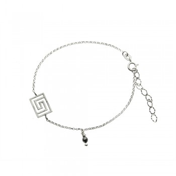 ΒΡΑΧΙΟΛΙ 925 ΣΥΝΘ. ΠΕΤΡΕΣ ΓΚΡΕΚΑ