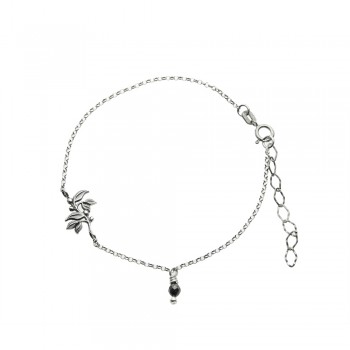 ΒΡΑΧΙΟΛΙ 925 ΣΥΝΘ. ΠΕΤΡΕΣ ΚΛΑΔΙ ΕΛΙΑΣ