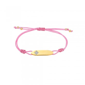 ΒΡΑΧΙΟΛΙ 925 ΤΑΥΤΟΤΗΤΑ & ΚΟΡΔΟΝΙ ΡΟΖ