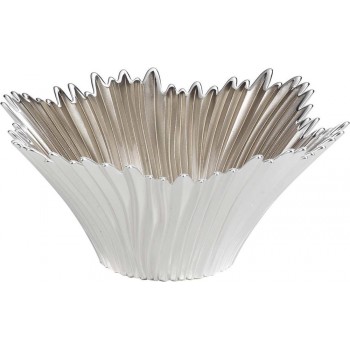 Glass bowl  VENEZIA 30cm*13h sand