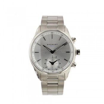 ΡΟΛΟI  KRONABY SEKEL ΡΟΛΟΙ ΑΝΔΡΙΚΟ ΜΕ ΜΠΡΑΣΕΛΕ 43mm