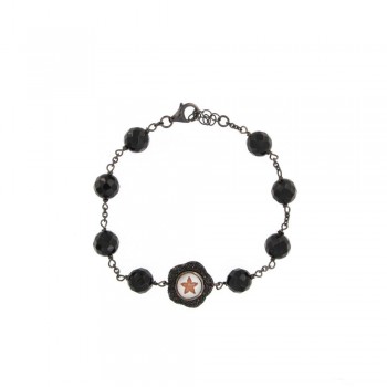 ΑΣΗΜΕΝΙΟ ΒΡΑΧΙΟΛΙ CAMEO ΜΕ ΧΑΝΤΡΕΣ