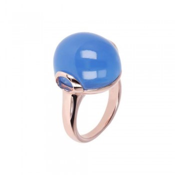 Bronzallure ΔΑΧΤΥΛΙΔΙ ME BLUE CHALCEDONY
