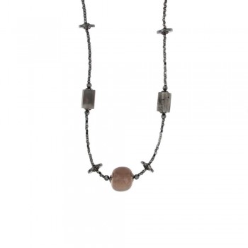 ΚΟΛΙΕ 925 ΜΕ ΟΡΥΚΤΕΣ ΠΕΤΡΕΣ 