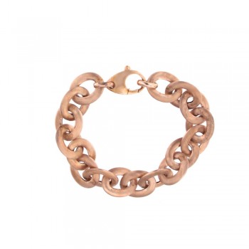 ΒΡΑΧΙΟΛΙ 925 ΑΛΥΣΙΔΑ GOURMET ΜΑΤ ΡΟΖ ΕΠΙΧΡΥΣΟ