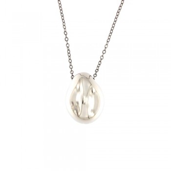 Κολιέ αυγό, ασήμι 925