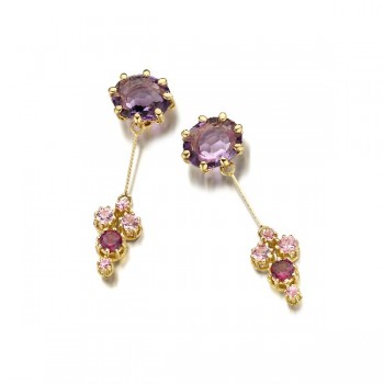 Σκουλαρίκια NANIS, Ipanema, κίτρινος χρυσός Κ18