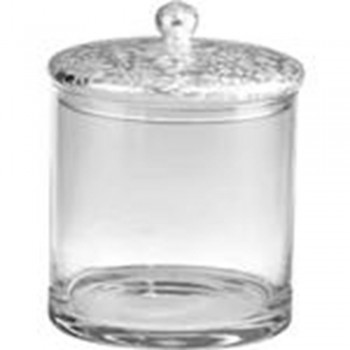 Glass Contenitore in vetro MINIMAL 16cm h.22cm SILVER MOTHER OF PEARL