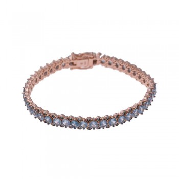 Βραχιόλι SALVATORE PLATA με έγχρωμα κρύσταλλα ,ασήμι 925 