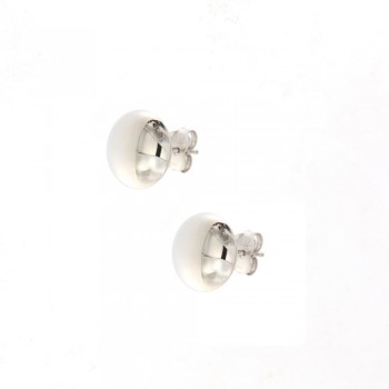 Σκουλαρίκια, λευκόχρυσος Κ14