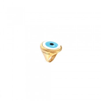 Δαχτυλίδι GAVELLO Matix με λευκή essenza ,ασήμι επιχρυσωμένο ροζ