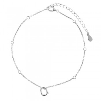 Βραχιόλι ποδιού SALVATORE PLATA, ασήμι 925 