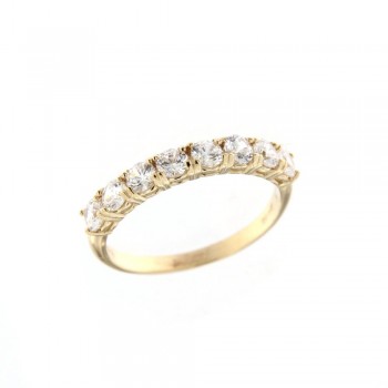 Δαχτυλίδι σειρέ , κίτρινος χρυσός Κ14