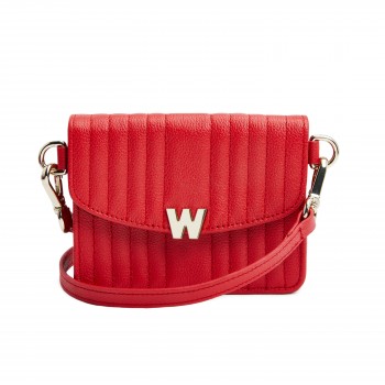 Mimi Mini Bag WOLF  w/ Wristlet & Lanyard red
