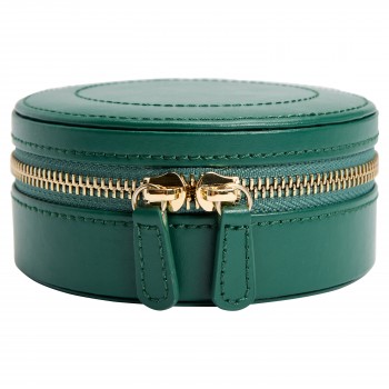 Sophia Mini Zip jewellery Case-forest