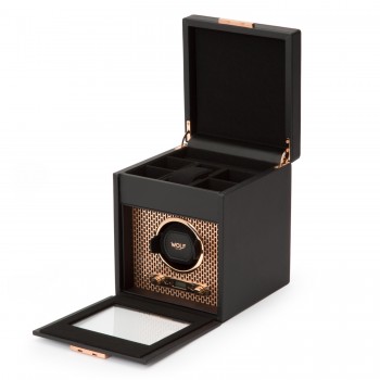 Axis Single Watch Winder with storage Copper