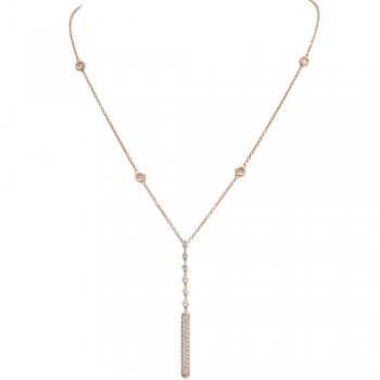 Κολιέ Casato gioielli, συλλογή Maureen, με διαμάντια, ροζ χρυσός Κ18