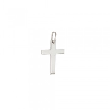 Σταυρός, λευκός χρυσός Κ18