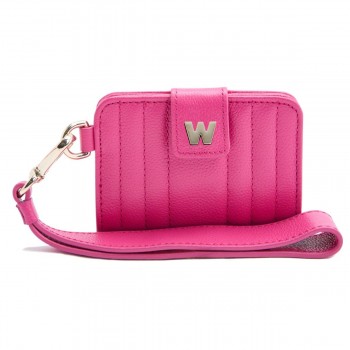Mimi WOLF Credit Card Holder w/ Wristlet Pink