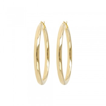 Σκουλαρίκια Bronzallure κρίκοι, κίτρινο επιχρυσωμένο