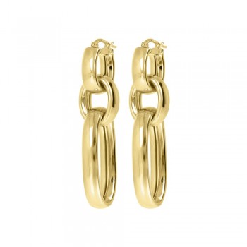 Σκουλαρίκια Bronzallure, κίτρινο επιχρυσωμένο