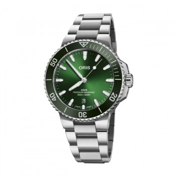 Ρολόι ORIS Aquis Date Green 41.5mm