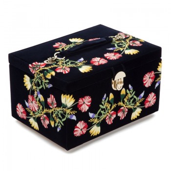 Zoe Medium jewelery Box-Indigo blue