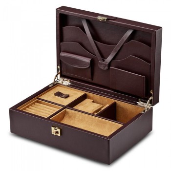 Philipp Watch and Jewelery Box-Chestnut