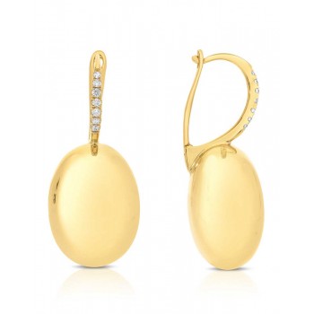 Σκουλαρίκια NANIS, συλλογή Dancing in the rain, κίτρινος χρυσός Κ18