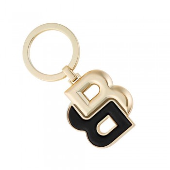 Μπρελόκ HUGO BOSS Double B Black & Gold