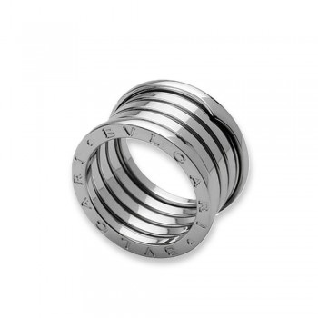 Δαχτυλίδι BVLGARI B01 5BAND, λευκός χρυσός Κ18