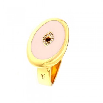 ΔΑΧΤΥΛΙΔΙ GAVELLO Atollo oval Diam. Pink e 0.02 BR