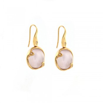 GAVELLO ΣΚΟΥΑΡΙΚΙΑ ANEMONE WITH AMETHYST-MOP DIAM  BR 0.05ct CS 2.0 ct