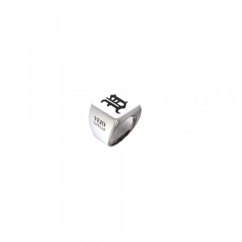 V GAVELLO SILVER RING GOTHIC V