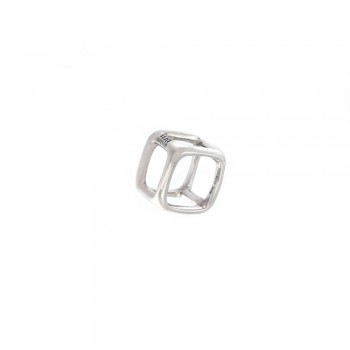 V GAVELLO SILVER RING CUBE